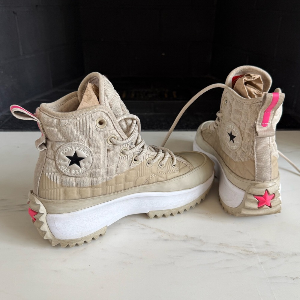 Converse Run Star Hike High Sneakers Platform Shoe ATHLETIC Chuck Women Size 5.5